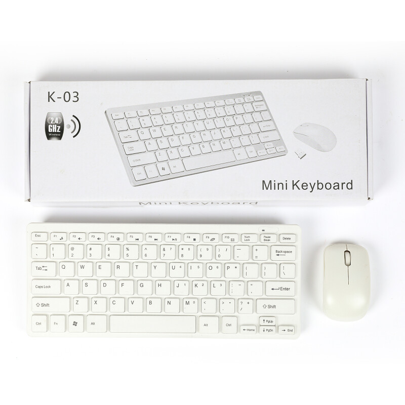 Combo mouse y teclado mini inalambrico K-03 Combo mouse y teclado mini inalambrico K-03