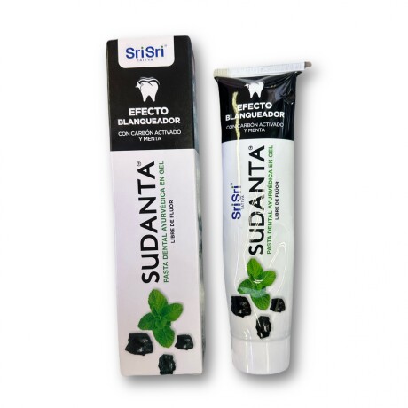 Pasta Dental Carbón Y Menta Sri Sri 200g Pasta Dental Carbón Y Menta Sri Sri 200g