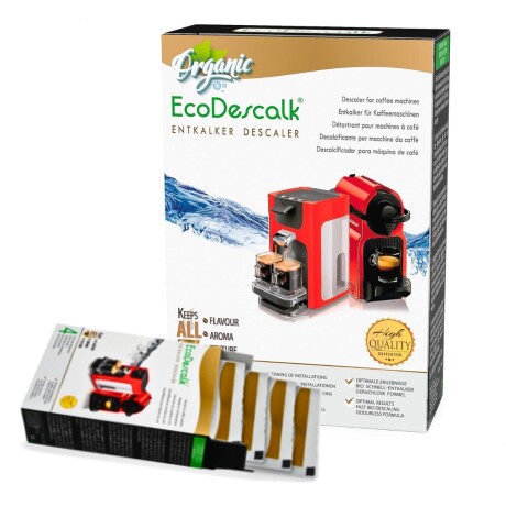 Descalcificador Ecológico 4 Sobres Limpiador de Cafeteras 100% Natural 001