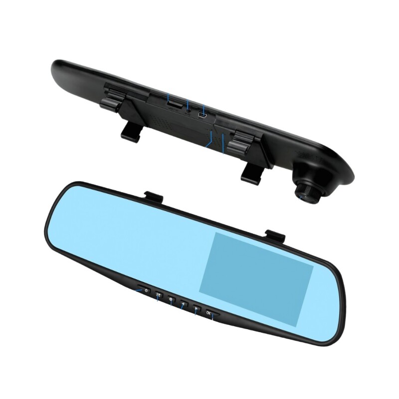 Espejo retrovisor con cámara delantera y trasera 1080P 140 grados Espejo retrovisor con cámara delantera y trasera 1080P 140 grados