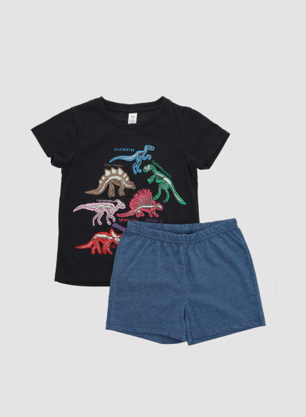 Pijama infantil dinosaurios Azul