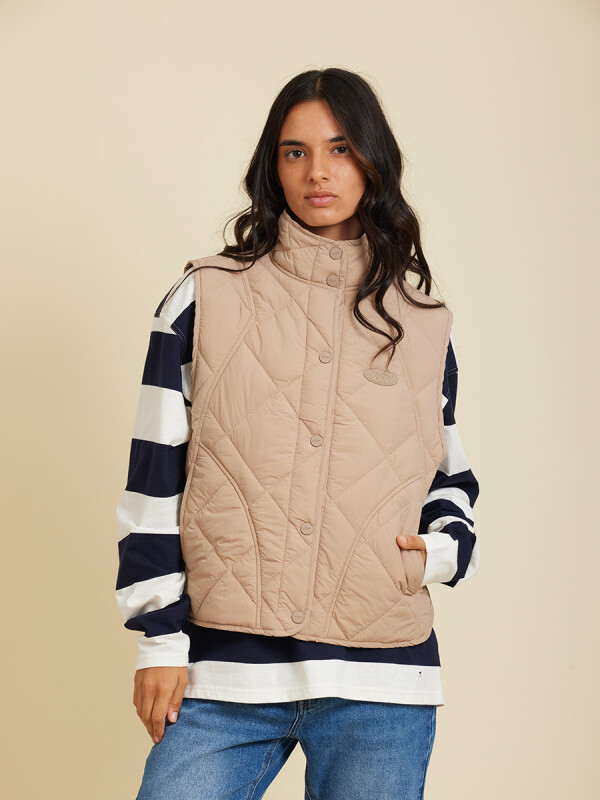 CHALECO JIZU RUSTY Marrón Claro