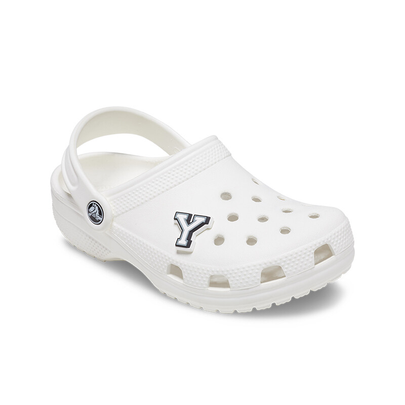 Jibbitz™ Charm Letter Y Blanco