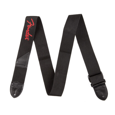 Colgante Electrica Fender 2" Black Poly Logo Red Colgante Electrica Fender 2" Black Poly Logo Red