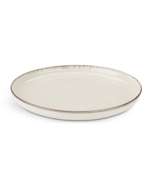 Plato FERDUS Ø19cm gres porcelánico beige Plato FERDUS Ø19cm gres porcelánico beige