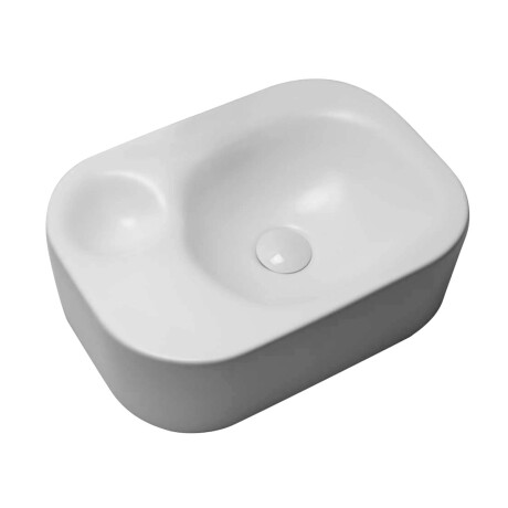 BACHA LAVATORIO DE APOYAR AQUALIA 34X47CM RECTANGULAR BLANCA MATE 000