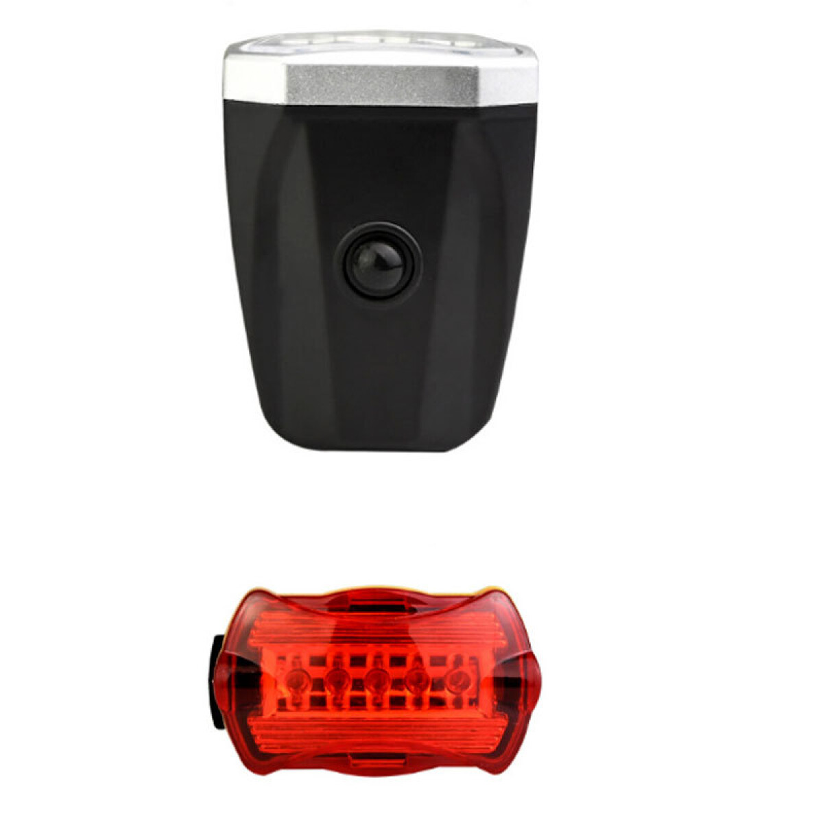 Luz para bicicleta set delantera + trasera alta potencia 
