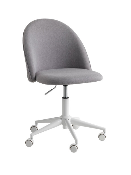 Silla escritorio KOKKEDAL tela gris/blanco Silla escritorio KOKKEDAL tela gris/blanco