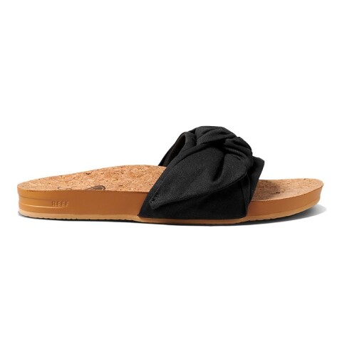 Sandalias Reef Slide Knotty Vista Negro