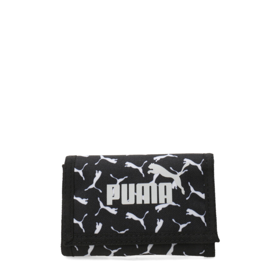 Billetera Puma Phase Aop Negro - Blanco