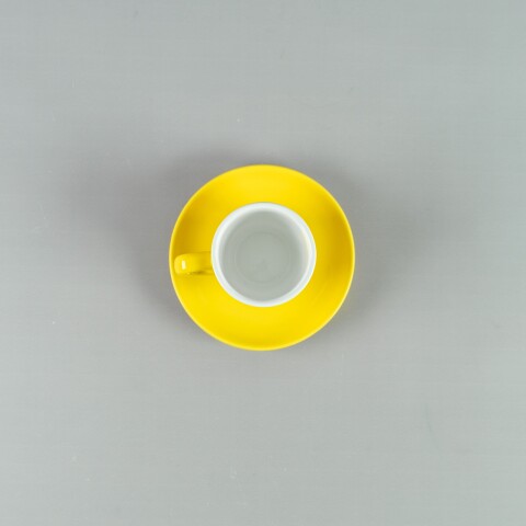 Taza de Cafe de 90 ml c/ Plato 11,5 cm Amarillo Choosing Taza de Cafe de 90 ml c/ Plato 11,5 cm Amarillo Choosing