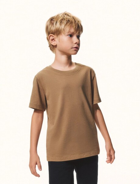 CAMISETA BÁSICA INFANTIL UNISSEX VERDE