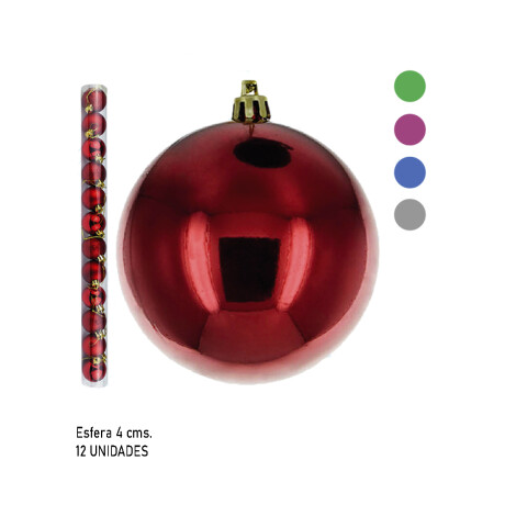 ESFERA 4CM X 12PCS ESFERA 4CM X 12PCS