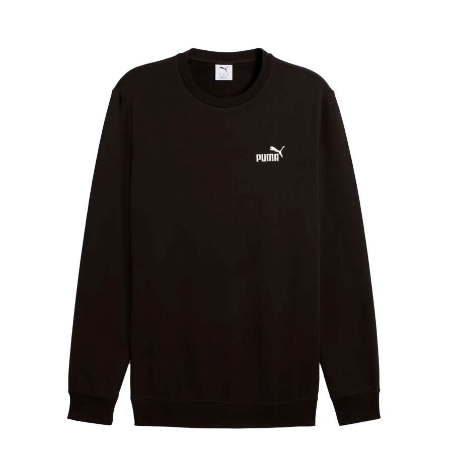 Buzo de Hombre Puma Logo Crew Negro