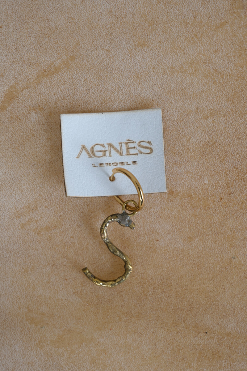 Spelling Earrings Bronce S