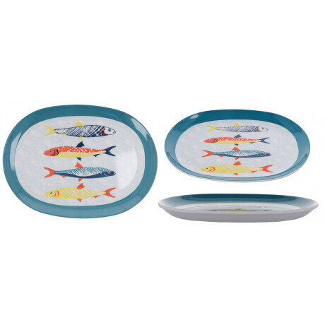 Plato de melamina Oval Linea Merlin Plato de melamina Oval Linea Merlin