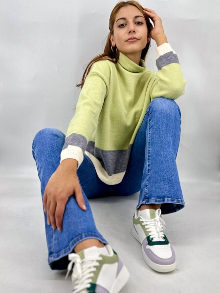 POLERA SLOWLY 2410 VERDE