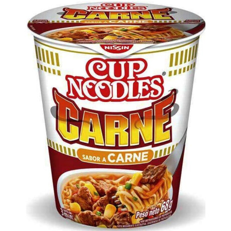 SOPA NISSIN VASO CUP NOODLES 69G CARNE SOPA NISSIN VASO CUP NOODLES 69G CARNE