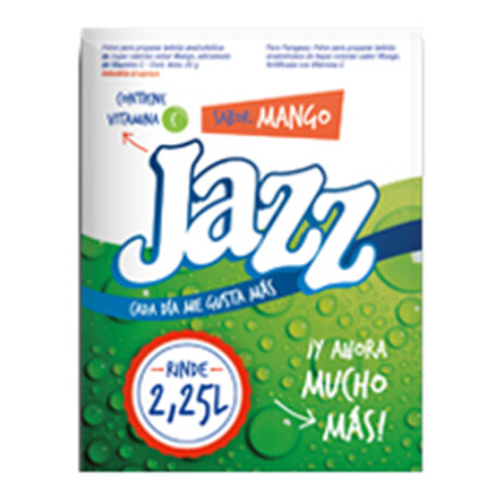 REFRESCO EN POLVO JAZZ MANGO 2.25 LT REFRESCO EN POLVO JAZZ MANGO 2.25 LT