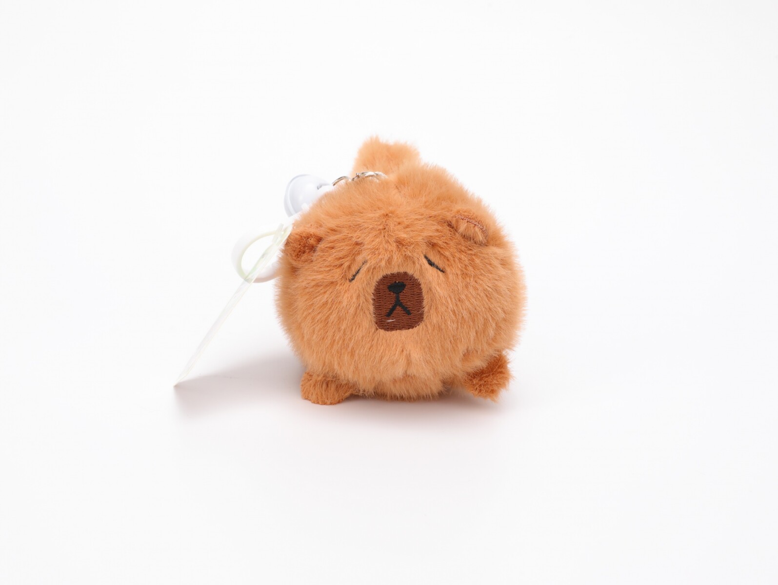 LLAVERO DE PELUCHE (CAPIBARA ADORABLE) 