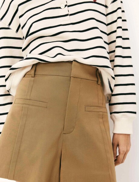 SHORT DE SASTRE BEIGE