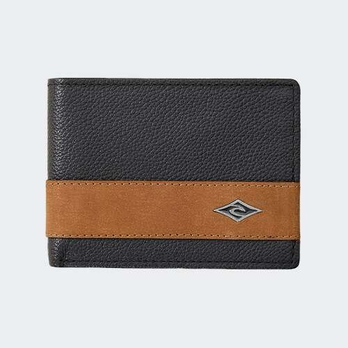 Billetera Rip Curl Diamond Rfid Slim Negro