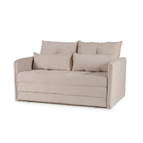 Sofá Cama Maya - Tela Microfibra Berlin 02 (Beige)