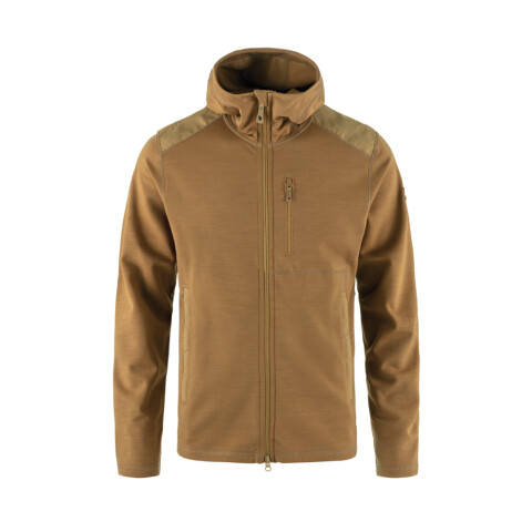 Casaca Fjallraven Keb Fleece Hoodie Hombre Buckwheat Brown