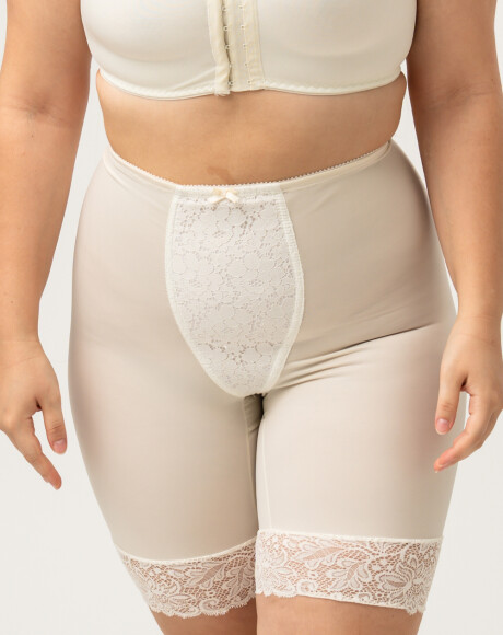 Faja con piernas Melody Crudo