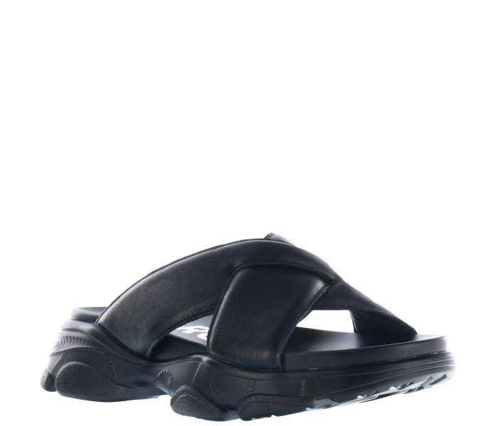 Sandalia de Mujer Miss Carol MALIKU con tiras cruzadas Negro