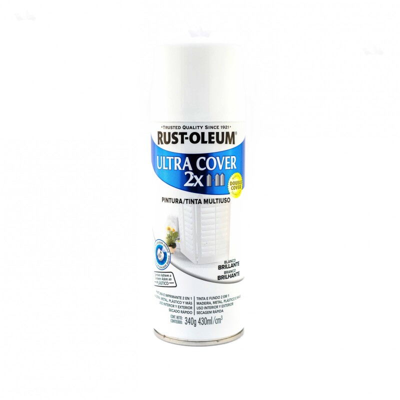 AEROSOL ULTRA COVER 2X BLANCO BRILLANTE- 340GRS AEROSOL ULTRA COVER 2X BLANCO BRILLANTE- 340GRS