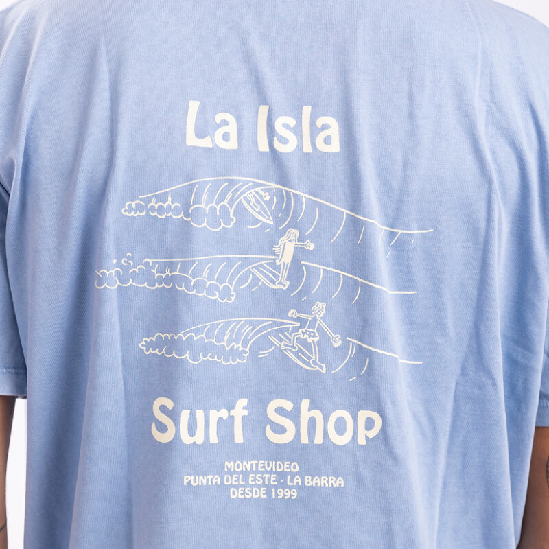 Remera La Isla Swell - Bay blue mineral Remera La Isla Swell - Bay blue mineral