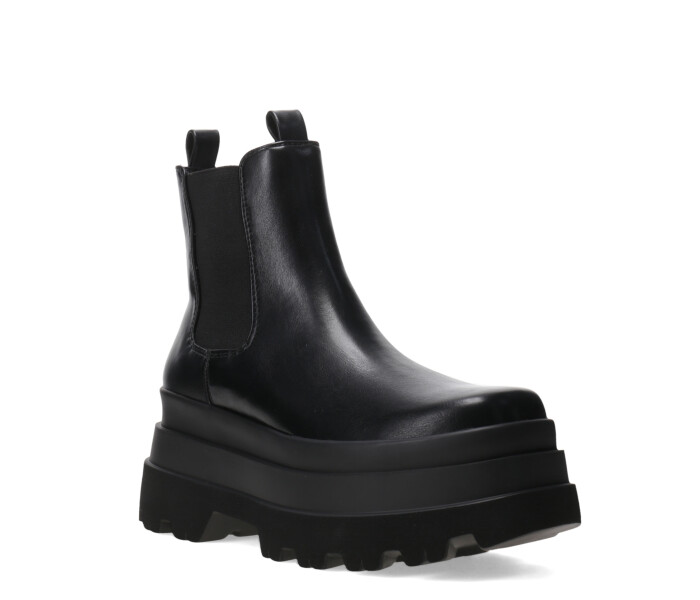 Bota de Mujer Miss Carol TRAP con elásticos Negro