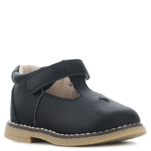 Zapato de Niña Mini Miss Carol CERSEI con velcro y calado Negro