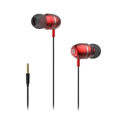 Auriculares Cableado Hp In Ear Microfono Celular Jack 3.5 mm Variante Color Rojo