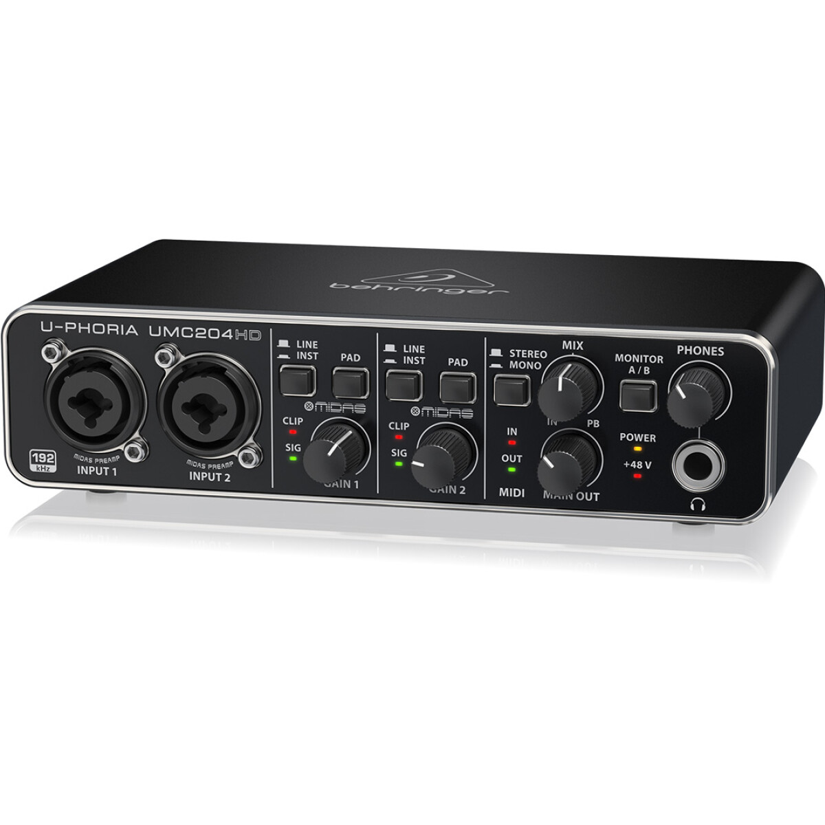 Interfaz De Audio Behringer Umc204hd 