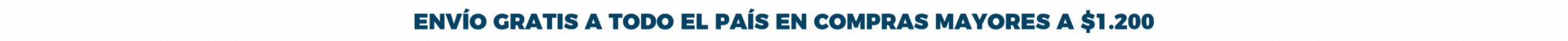 Envíos gratis a todo el país compras mayores a $1200