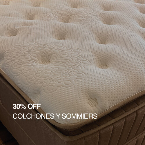 Colchones y Sommiers 30% OFF