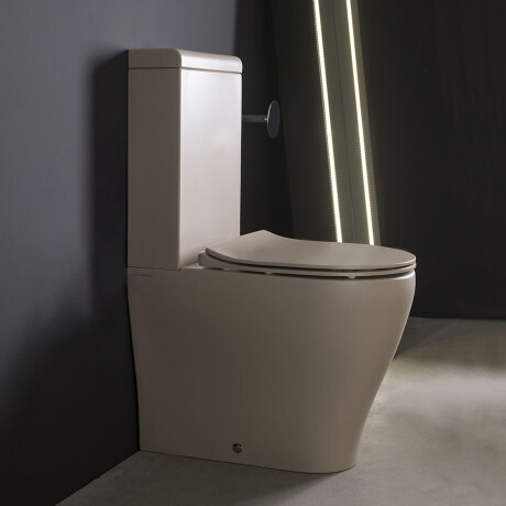 TAPA INODORO BEIGE MATE FLAMINIA GAMAS DE BEIGE