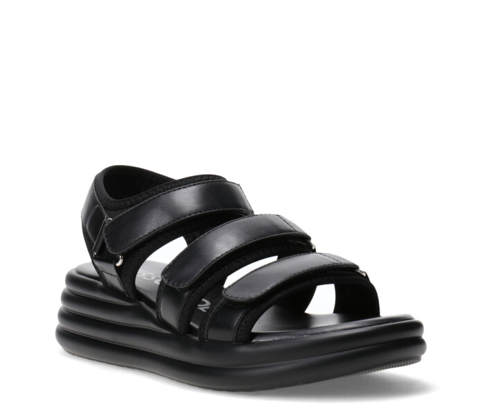 Sandalia de Mujer Miss Carol RHODES con tobillera y tiras Negro