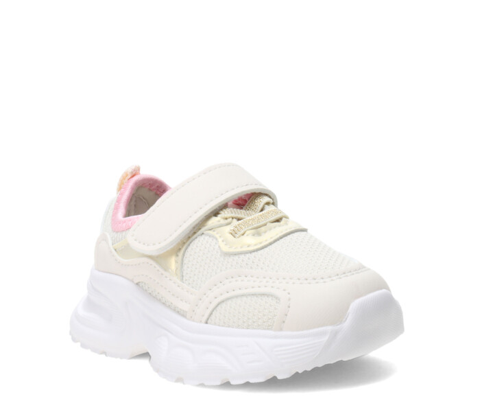 Championes de Niña MINI Miss Carol FLIPPER con velcro Beige