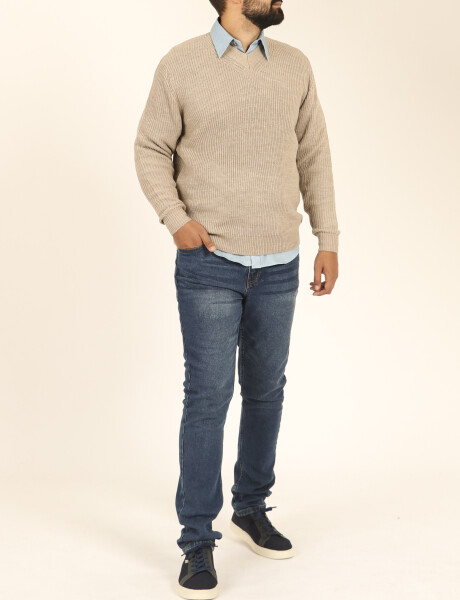 470598 SWEATER PUNTO HARRY Beige