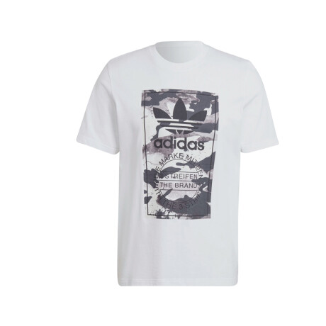 REMERA adidas ESTAMPADA CAMO White
