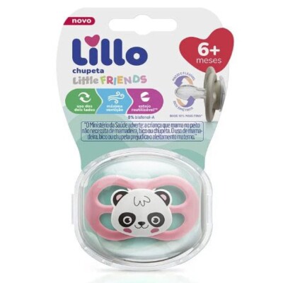 Chupete Lillo Little Friends Silicona +6m Rosa Chupete Lillo Little Friends Silicona +6m Rosa