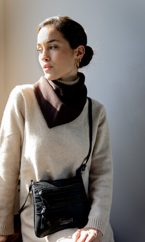 BANDOLERITA ROSA NEGRO