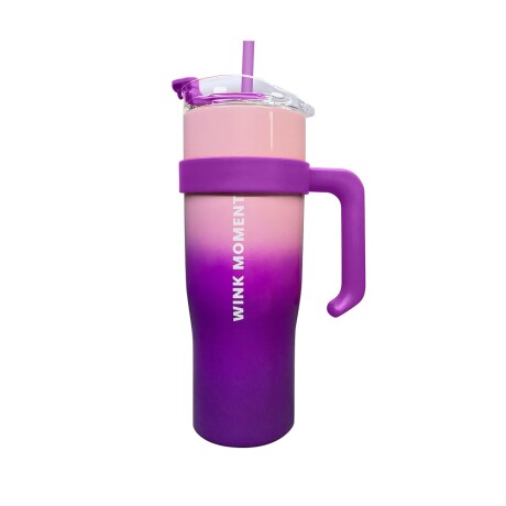 Vaso acero 1.6l degradé violeta