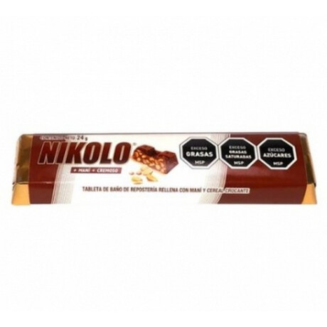TABLETA CHOCOLATE NIKOLO 24G TABLETA CHOCOLATE NIKOLO 24G