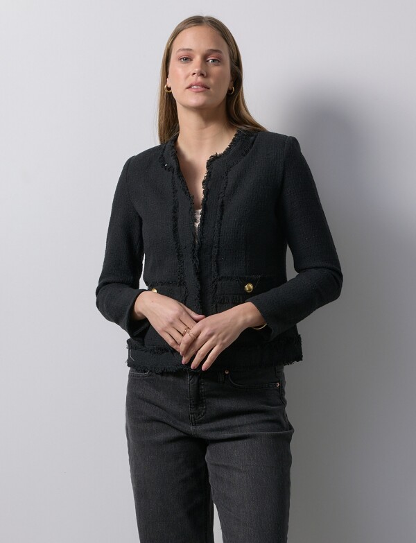 Chaqueta Boucle NEGRO