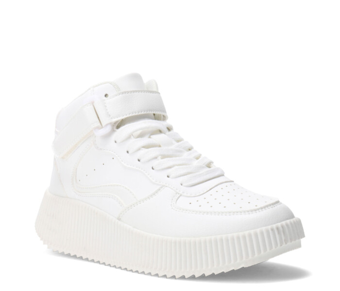 Championes de Mujer Miss Carol KSAR estilo botita Blanco