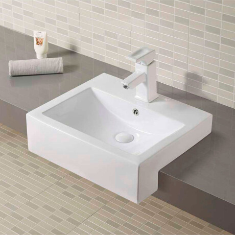 Bacha Blanca,Semi Encastre,54X45X17 000